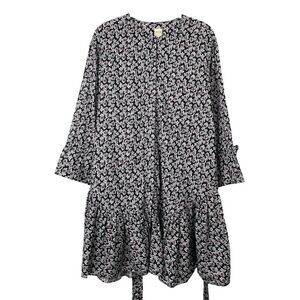 Rebecca‎ Taylor La Vie ditsy floral cotton dress Size S button up